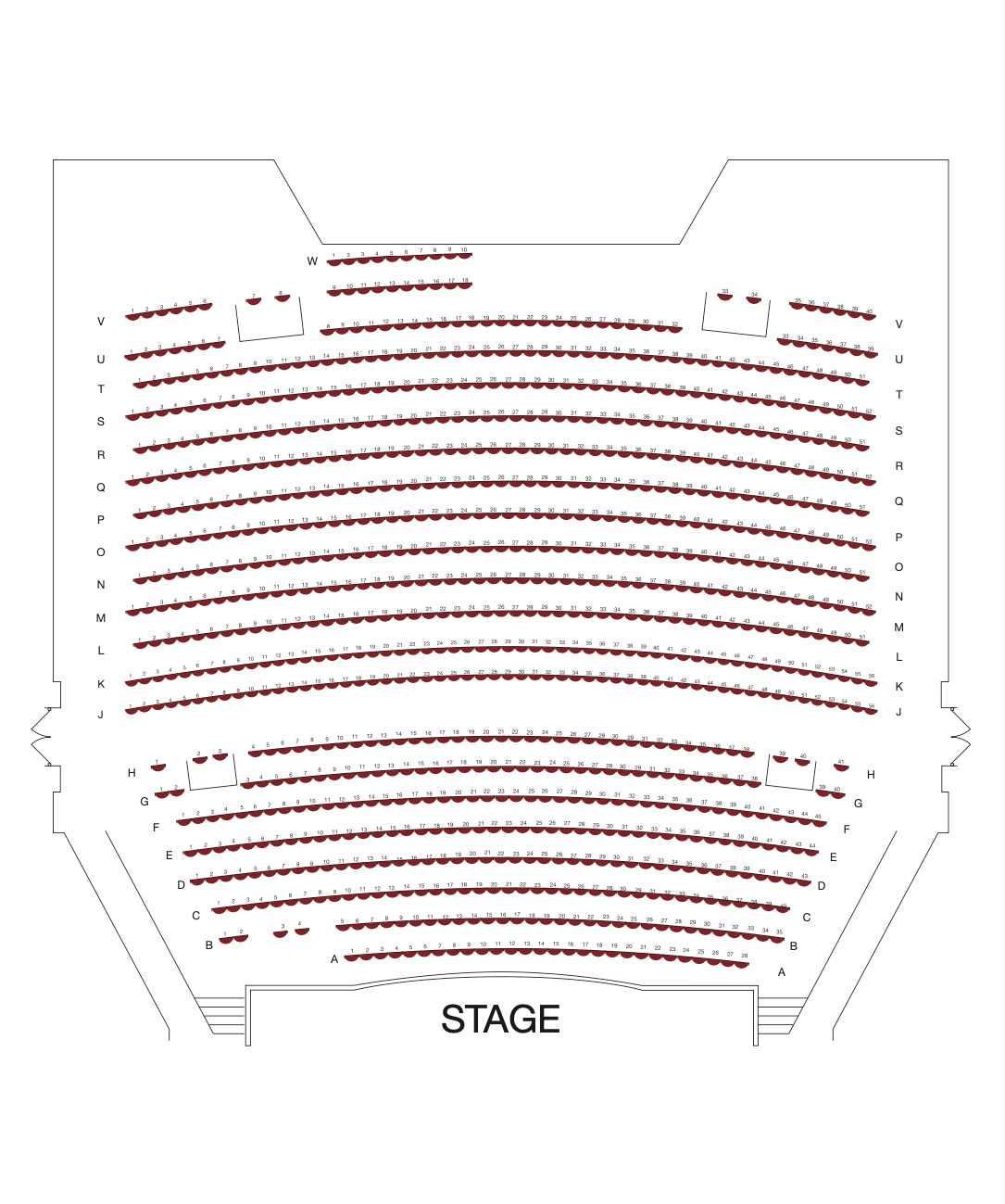 Seating Charts | Ballet West